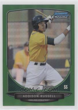 2013 Bowman Chrome - Prospects - Green Refractor #BCP113 - Addison Russell