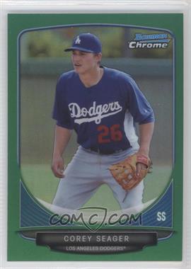 2013 Bowman Chrome - Prospects - Green Refractor #BCP125 - Corey Seager