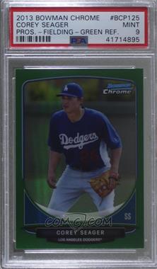 2013 Bowman Chrome - Prospects - Green Refractor #BCP125 - Corey Seager [PSA 9 MINT]