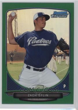 2013 Bowman Chrome - Prospects - Green Refractor #BCP135 - Zach Eflin