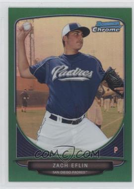 2013 Bowman Chrome - Prospects - Green Refractor #BCP135 - Zach Eflin