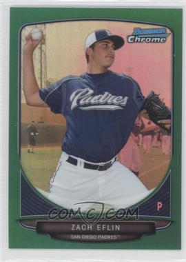 2013 Bowman Chrome - Prospects - Green Refractor #BCP135 - Zach Eflin