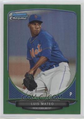 2013 Bowman Chrome - Prospects - Green Refractor #BCP196 - Luis Mateo