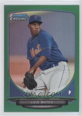 2013 Bowman Chrome - Prospects - Green Refractor #BCP196 - Luis Mateo