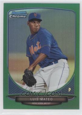 2013 Bowman Chrome - Prospects - Green Refractor #BCP196 - Luis Mateo