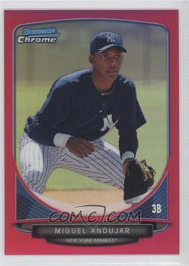 2013 Bowman Chrome - Prospects - Magenta Refractor #BCP160 - Miguel Andujar /35