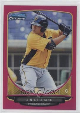 2013 Bowman Chrome - Prospects - Magenta Refractor #BCP211 - Jin-De Jhang /35