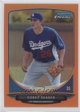 2013 Bowman Chrome - Prospects - Orange Refractor #BCP125 - Corey Seager /25