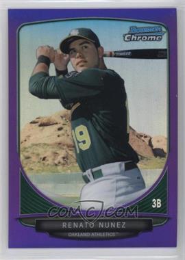 2013 Bowman Chrome - Prospects - Purple Refractor #BCP132 - Renato Nunez /199