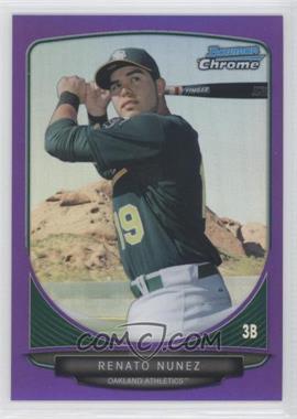 2013 Bowman Chrome - Prospects - Purple Refractor #BCP132 - Renato Nunez /199