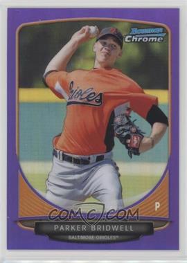 2013 Bowman Chrome - Prospects - Purple Refractor #BCP162 - Parker Bridwell /199