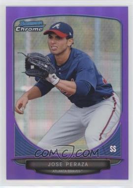 2013 Bowman Chrome - Prospects - Purple Refractor #BCP187 - Jose Peraza /199