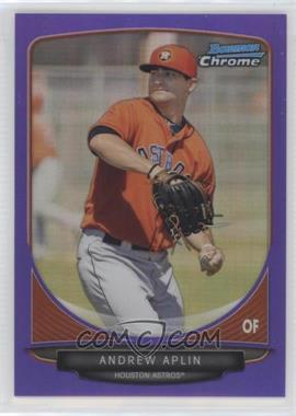 2013 Bowman Chrome - Prospects - Purple Refractor #BCP199 - Andrew Aplin /199