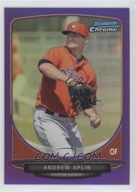 2013 Bowman Chrome - Prospects - Purple Refractor #BCP199 - Andrew Aplin /199