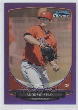 2013 Bowman Chrome - Prospects - Purple Refractor #BCP199 - Andrew Aplin /199