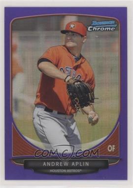 2013 Bowman Chrome - Prospects - Purple Refractor #BCP199 - Andrew Aplin /199