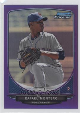 2013 Bowman Chrome - Prospects - Purple Refractor #BCP204 - Rafael Montero /199