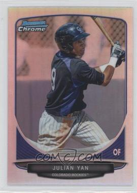 2013 Bowman Chrome - Prospects - Refractor #BCP193 - Julian Yan