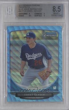 2013 Bowman Chrome - Prospects - Wrapper Redemption Blue Wave Refractor #BCP125 - Corey Seager [BGS 8.5 NM‑MT+]