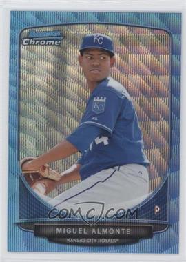 2013 Bowman Chrome - Prospects - Wrapper Redemption Blue Wave Refractor #BCP131 - Miguel Almonte