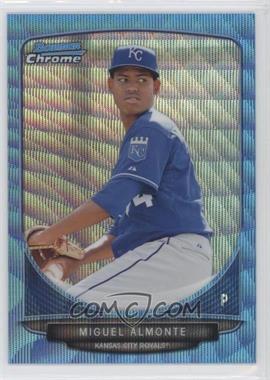 2013 Bowman Chrome - Prospects - Wrapper Redemption Blue Wave Refractor #BCP131 - Miguel Almonte