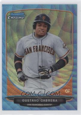 2013 Bowman Chrome - Prospects - Wrapper Redemption Blue Wave Refractor #BCP136 - Gustavo Cabrera