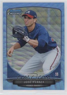 2013 Bowman Chrome - Prospects - Wrapper Redemption Blue Wave Refractor #BCP187 - Jose Peraza