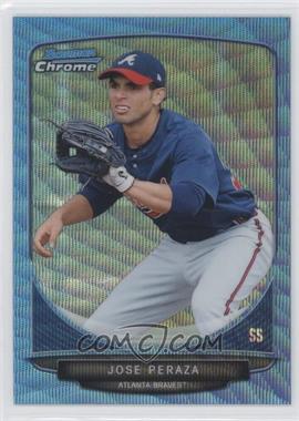 2013 Bowman Chrome - Prospects - Wrapper Redemption Blue Wave Refractor #BCP187 - Jose Peraza