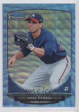 2013 Bowman Chrome - Prospects - Wrapper Redemption Blue Wave Refractor #BCP187 - Jose Peraza