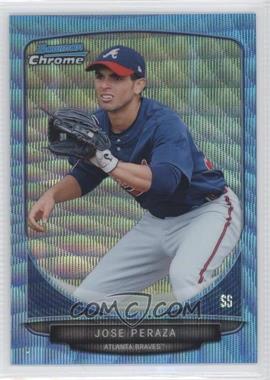 2013 Bowman Chrome - Prospects - Wrapper Redemption Blue Wave Refractor #BCP187 - Jose Peraza