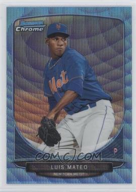 2013 Bowman Chrome - Prospects - Wrapper Redemption Blue Wave Refractor #BCP196 - Luis Mateo