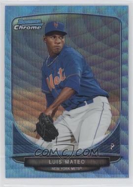 2013 Bowman Chrome - Prospects - Wrapper Redemption Blue Wave Refractor #BCP196 - Luis Mateo