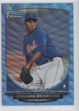 2013 Bowman Chrome - Prospects - Wrapper Redemption Blue Wave Refractor #BCP196 - Luis Mateo