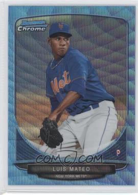 2013 Bowman Chrome - Prospects - Wrapper Redemption Blue Wave Refractor #BCP196 - Luis Mateo