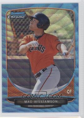 2013 Bowman Chrome - Prospects - Wrapper Redemption Blue Wave Refractor #BCP220 - Mac Williamson