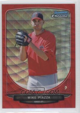 2013 Bowman Chrome - Prospects - Wrapper Redemption Red Wave Refractor #BCP130 - Mike Piazza /25
