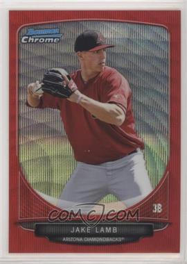 2013 Bowman Chrome - Prospects - Wrapper Redemption Red Wave Refractor #BCP161 - Jake Lamb /25
