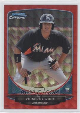 2013 Bowman Chrome - Prospects - Wrapper Redemption Red Wave Refractor #BCP164 - Viosergy Rosa /25