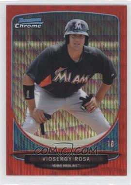 2013 Bowman Chrome - Prospects - Wrapper Redemption Red Wave Refractor #BCP164 - Viosergy Rosa /25