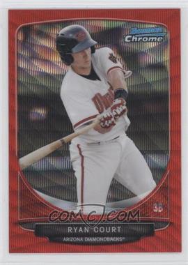 2013 Bowman Chrome - Prospects - Wrapper Redemption Red Wave Refractor #BCP166 - Ryan Court /25