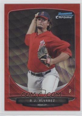 2013 Bowman Chrome - Prospects - Wrapper Redemption Red Wave Refractor #BCP170 - R.J. Alvarez /25