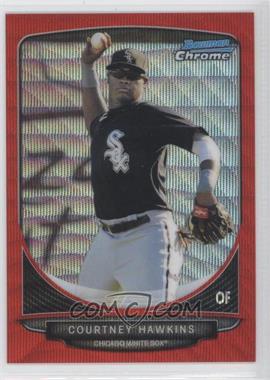 2013 Bowman Chrome - Prospects - Wrapper Redemption Red Wave Refractor #BCP217 - Courtney Hawkins /25