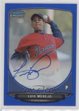 2013 Bowman Chrome - Prospects Autographs - Blue Refractor #BCA-LME - Luis Merejo /150