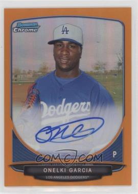 2013 Bowman Chrome - Prospects Autographs - Orange Refractor #BCA-OG - Onelki Garcia /25