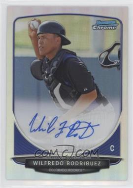 2013 Bowman Chrome - Prospects Autographs - Refractor #BCA-WF - Wilfredo Rodriguez /500