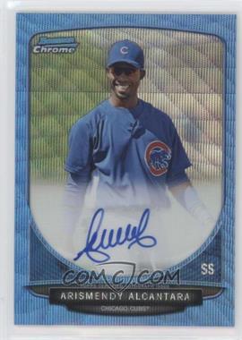 2013 Bowman Chrome - Prospects Autographs - Wrapper Redemption Blue Wave Refractor #BCA-AAL - Arismendy Alcantara /50