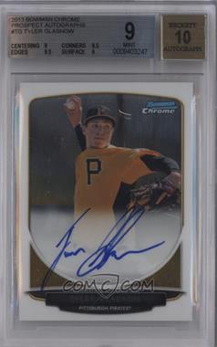 2013 Bowman Chrome - Prospects Autographs #BCA-TG - Tyler Glasnow [BGS 9 MINT]