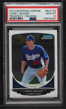 2013 Bowman Chrome - Prospects #BCP125.1 - Corey Seager (Fielding) [PSA 10 GEM MT]