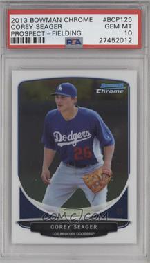 2013 Bowman Chrome - Prospects #BCP125.1 - Corey Seager (Fielding) [PSA 10 GEM MT]