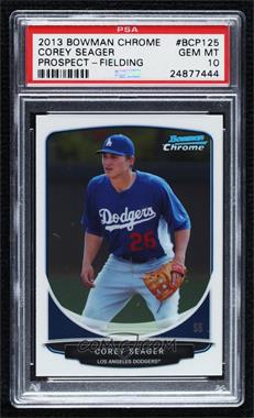 2013 Bowman Chrome - Prospects #BCP125.1 - Corey Seager (Fielding) [PSA 10 GEM MT]